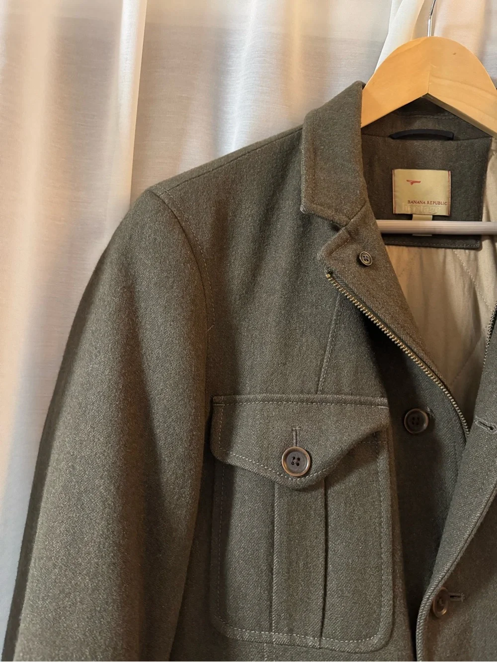 BANANA REPUBLIC MENS Wool COAT/JACKET M